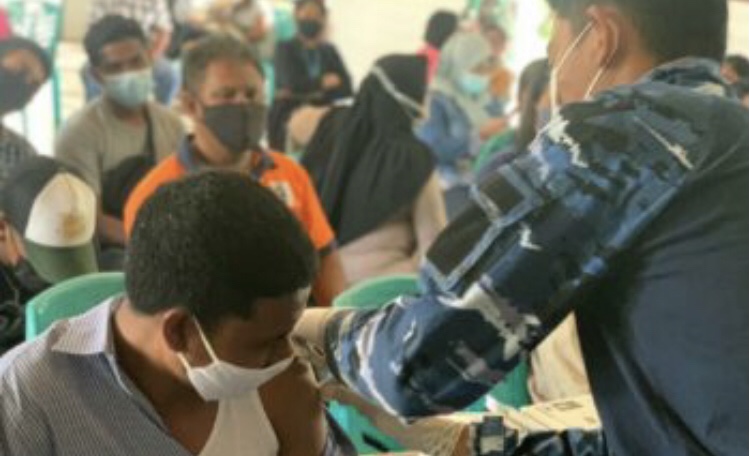 Lanud DMN Fasilitasi Vaksinasi Anak di Tual      