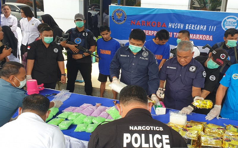 Berantas Narkoba, Polda Sumsel Tangkap 31 Pengedar dan Pemakai 