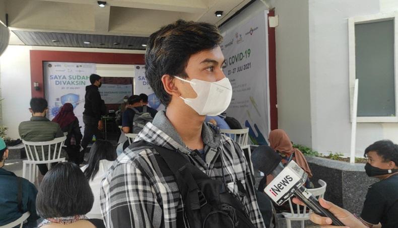 Ikut Vaksinasi MNC Peduli Bersama Kemenparekraf, Mahasiswa : Rasanya Enak Nyaman