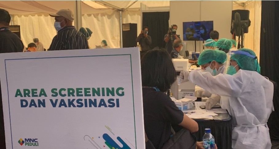 Hari Terakhir, Sentra Vaksinasi MNC Peduli Kebon Jeruk Siapkan 800 Vaksin 