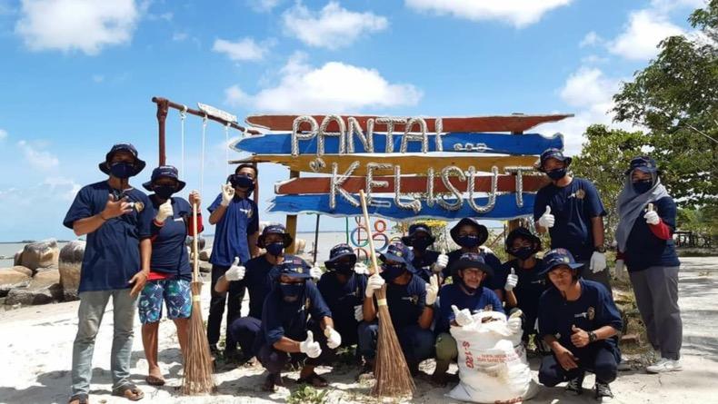 Dukung PPKM Level 3, Pokdarwis Pantai Kelisut Toboali Tutup Objek Wisata