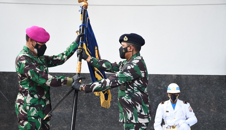 Danlanal Babel Resmi Dijabat  Kolonel Laut (P) Fajar Hernawan 