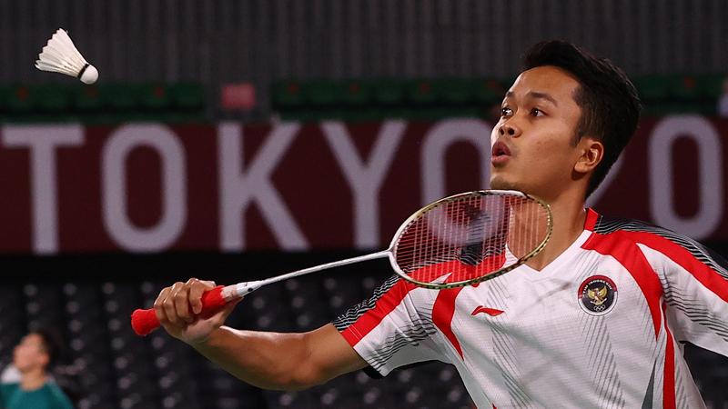 Hasil Olimpiade Tokyo 2020: Anthony Ginting Melaju ke Perempat Final Setelah Singkirkan Tuan Rumah
