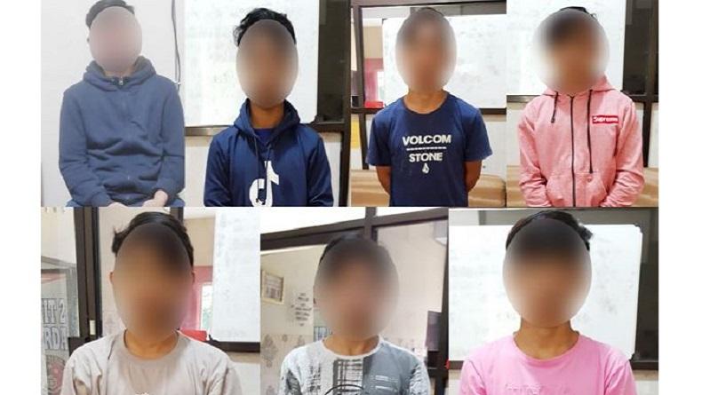 Keroyok Warga hingga Tewas, Ini Tampang 7 Pemuda yang Ditangkap Polres Minsel