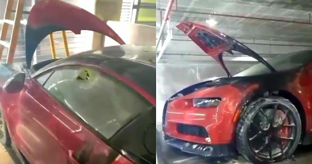 Bugatti Chiron Seharga Rp42 Miliar Milik Artis Dibakar, Pelaku Misterius 