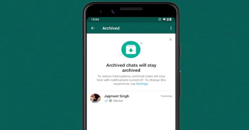 Pengguna WhatsApp Kini Bisa Sembunyikan Pesan Diarsipkan Selamanya