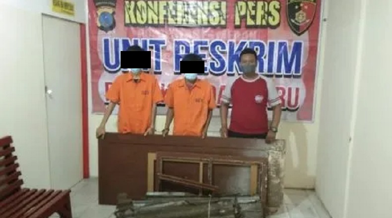 Tepergok Pemilik Rumah Curi Material Bangunan, 2 Pemuda di Medan Ditangkap
