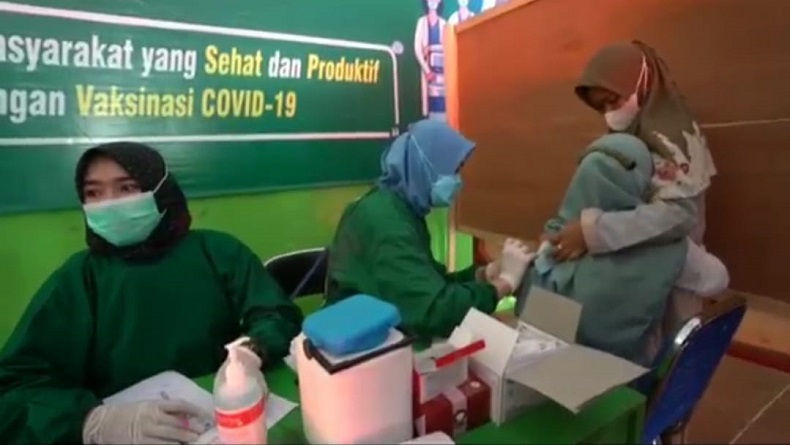 Demi Herd Immunity di Pesantren, Ribuan Santri di Banjar Ikut Vaksinasi Covid-19