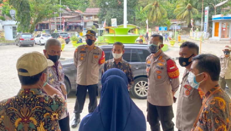 Kapolres Enrekang dan Dandim Dampingi Kasatgas Covid-19 Bahas Lonjakan Pasien di RSUD Maspul