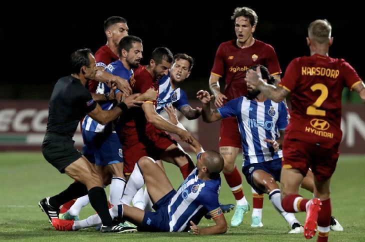 Pepe dan Mkhitaryan Berantem di Laga Uji Coba, Pemain AS Roma Ini Malah Senang