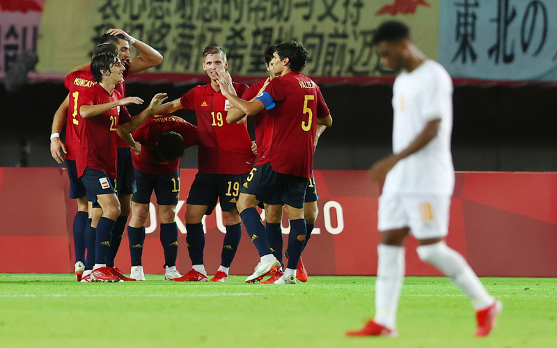 Hasil Sepak Bola Olimpiade Tokyo 2020: Spanyol Taklukkan Pantai Gading 5-2
