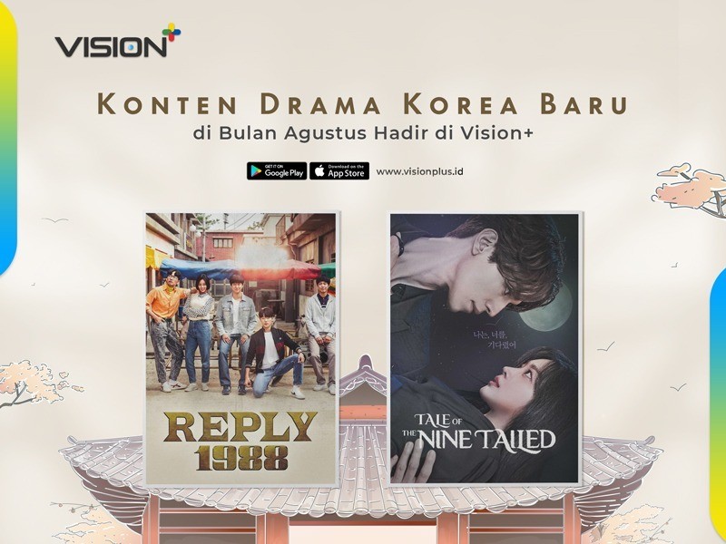Annyeong-Haseyo! Vision+ Hadirkan Drama Korea Terbaru, Ada Reply 1988 & Tale of The Nine Tailed