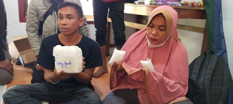 Pengungkapan Penyelundupan Sabu oleh BNNP Babel Bermula dari Penangkapan IRT dan Menantu