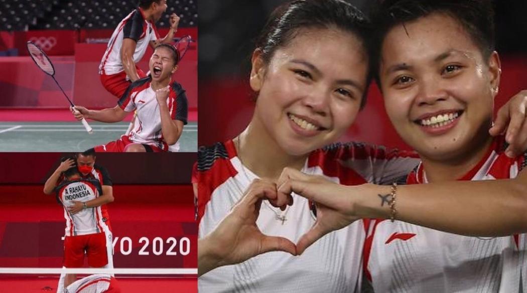Ganda Putri Indonesia Greysia Polii-Apriyani Rebut Emas Olimpiade, Gading Marten: Kalian Keren dan Hebat! 