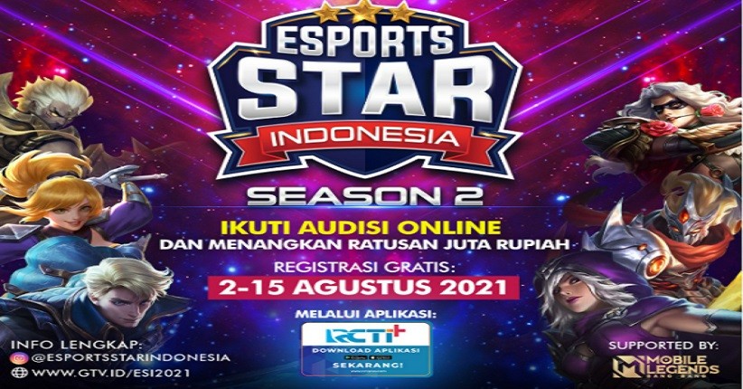 Siap Mengulang Sukses, Esports Star Indonesia Buka Audisi Online Hari Ini!