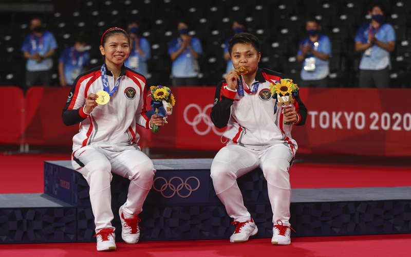 Greysia/Apriyani Raih Emas Olimpiade Tokyo, Taufik Hidayat: Selamat Jadi Bagian Sejarah