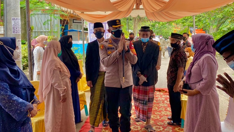 Pantau Resepsi Pernikahan, Kapolres Enrekang Imbau Warga Disiplin Protokol Kesehatan