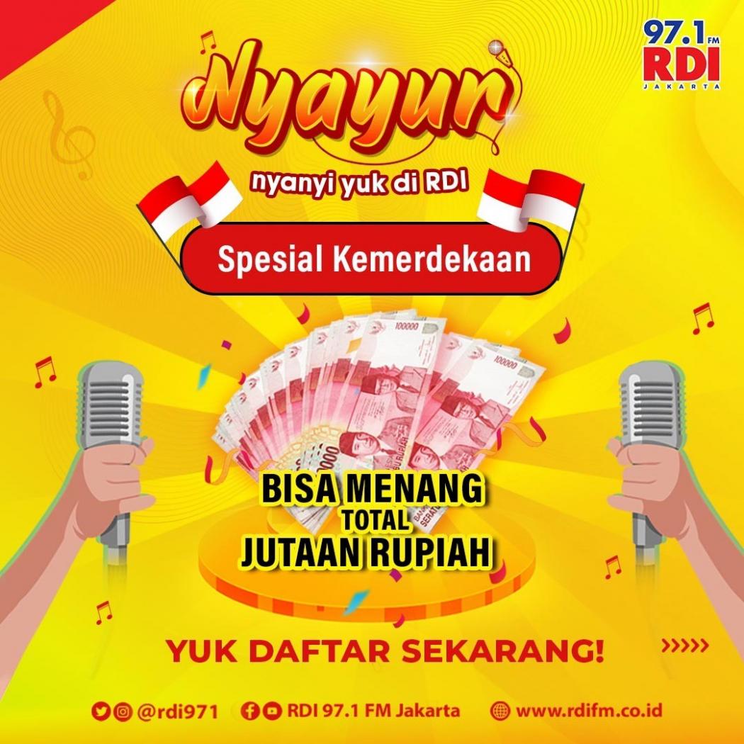 RDI Bikin Karaokean NYAYUR Berhadiah Jutaan Rupiah, Daftar Segera di Sini!