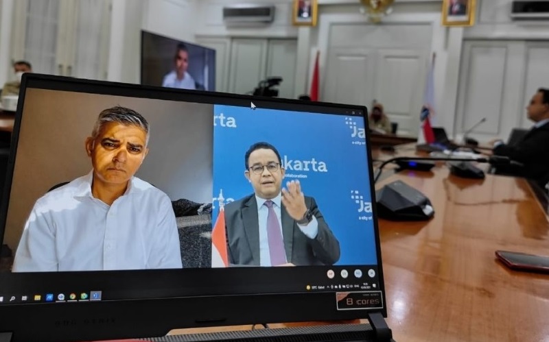 Bahas Krisis Iklim, Anies Bincang Virtual dengan Wali Kota London