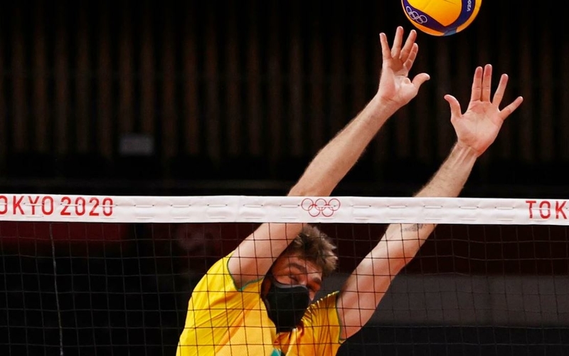 Salut! Pevoli Brasil Ini Selalu Kenakan Masker Selama Bertanding di Olimpiade Tokyo 2020