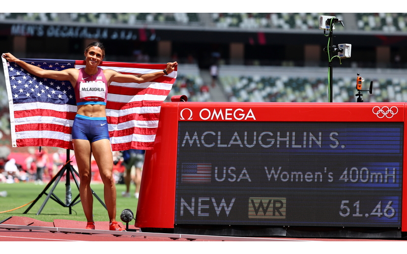 Pelari Gawang Putri Amerika Serikat Pecahkan Rekor Dunia di Olimpiade Tokyo 2020