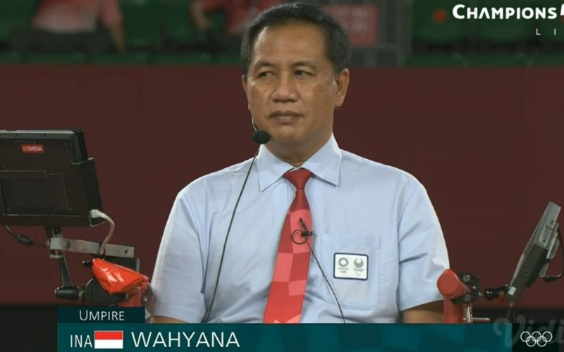 Wahyana, Wasit Indonesia yang Pimpin Partai Final Tunggal Putri Bulu Tangkis Olimpiade Tokyo 2020