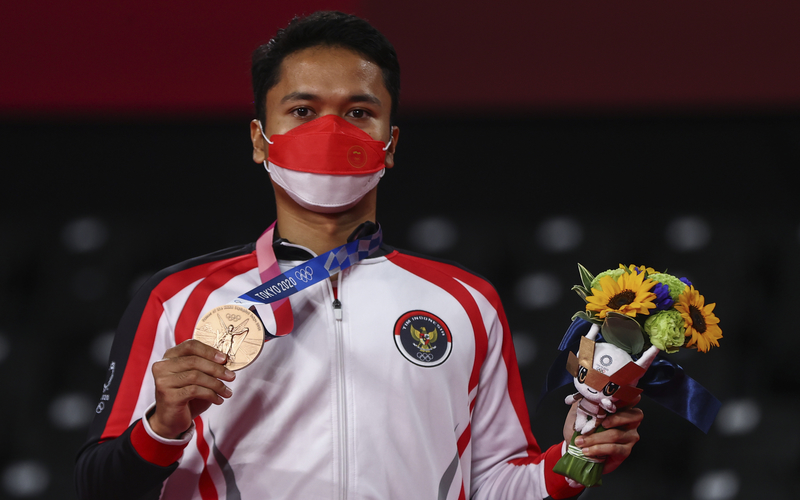 Anthony Ginting Harap Medali Perunggu Olimpiade Tokyo 2020 Bisa Hibur Masyarakat Indonesia