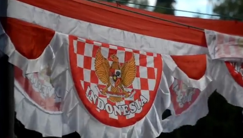 Pedagang Bendera di Banda Aceh Sepi Pembeli