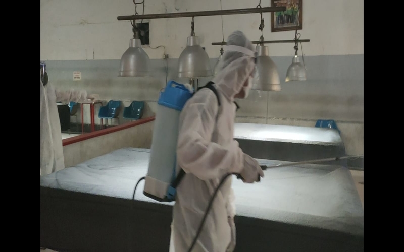 Cegah Penyebaran Covid-19, POBSI Sumatra Utara Disinfektan Pusat Pelatihan