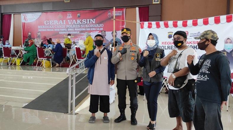 Ditawari Vaksinasi Covid-19, Eks Napiter di Sukoharjo Ini Langsung Semangat Ikut 