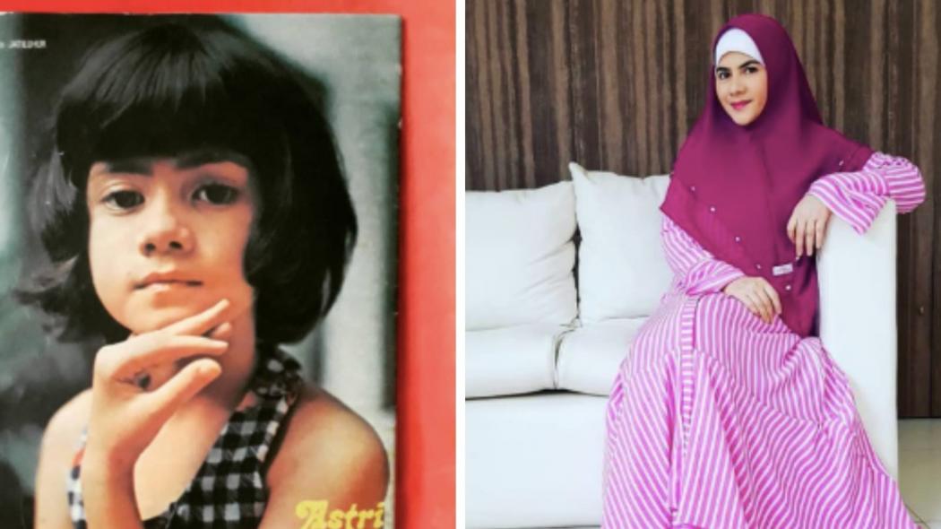Apa kabar Astri Ivo, Artis Cilik Era 1970-an Kini Cantik Berhijab dan Berdakwah