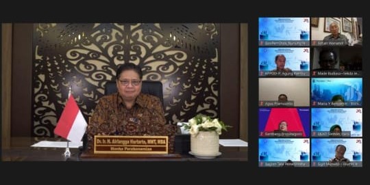 Realisasi TKDD Rendah, Menko Airlangga Minta Pemda Percepat Penyerapan Anggaran Covid