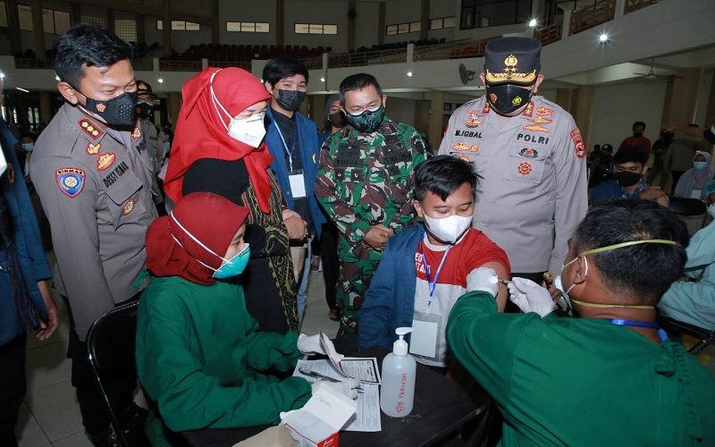 Polda NTB Jadwalkan Semua Perguruan Tinggi Gelar Vaksinasi Presisi Merdeka Goes To Campus