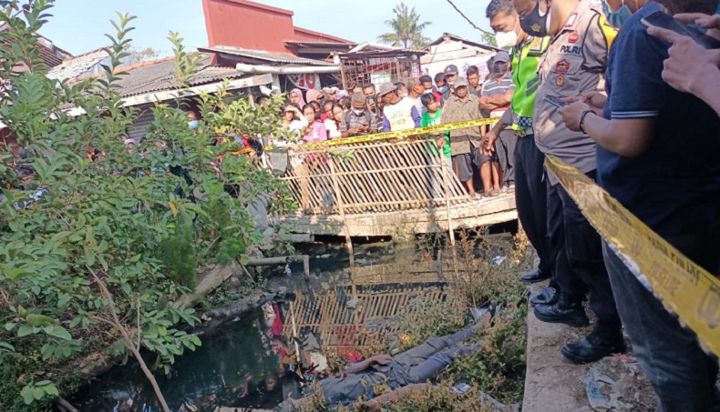 Geger Penemuan Jasad Pria di Saluran Irigasi Bekasi, Diduga Korban Pembunuhan
