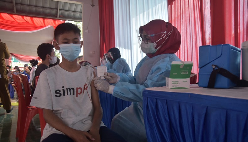 Vaksinasi Anak di Kabupaten Bekasi Tunggu Logistik Pusat