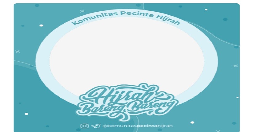 Cara Buat Twibbon Bulan Muharram