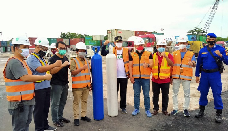 Belitung Apresiasi Bantuan 220 Tabung Oksigen dari Kapolri