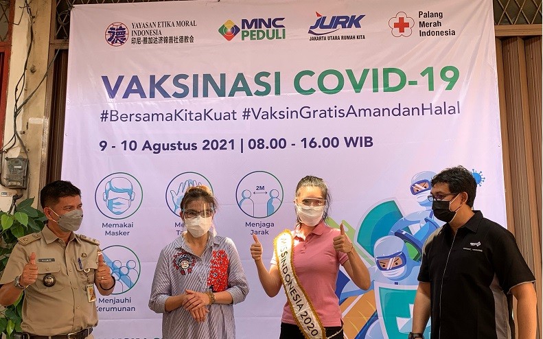Peduli Penanganan Covid-19, MNC Peduli Yayasan Etika Moral Indonesia Buka Sentra Vaksinasi di Pluit
