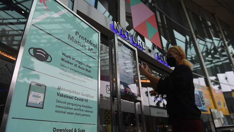 Ribuan Orang Berkategori Hitam di Aplikasi PeduliLindungi Ditolak Masuk Mal