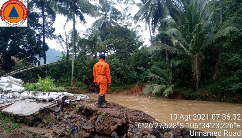 Hujan Deras, 2 Kampung di Bogor Terendam Banjir