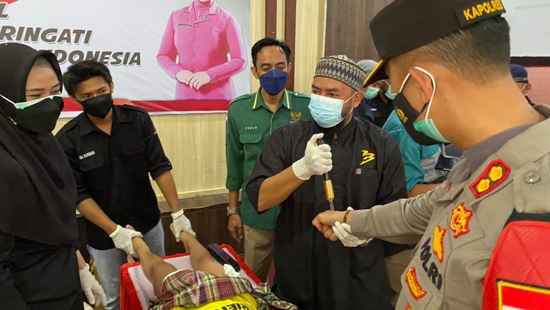 80 Anak di Enrekang Ikut Khitan Massal di Kantor Polisi