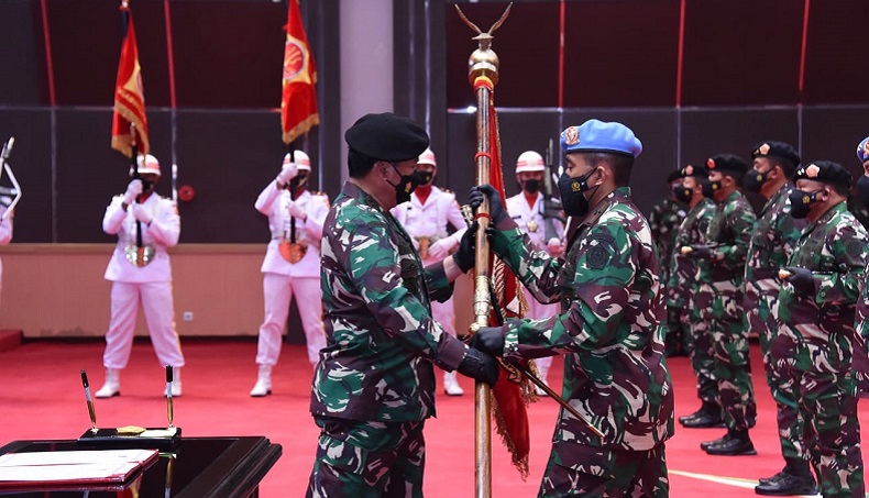 Panglima TNI Pimpin Upacara Sertijab Danpaspampres dan Pangkogabwilhan I