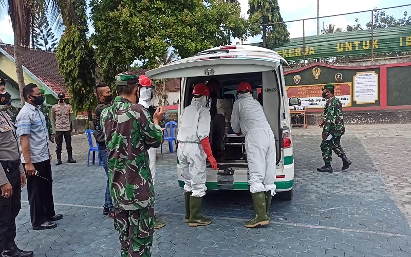 Antisipasi Lonjakan Kasus, TNI Gelar Simulasi Penanganan Pasien Covid-19