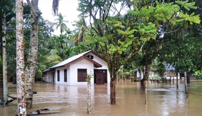 Hujan Deras, Puluhan Desa di Aceh Jaya Terendam Banjir