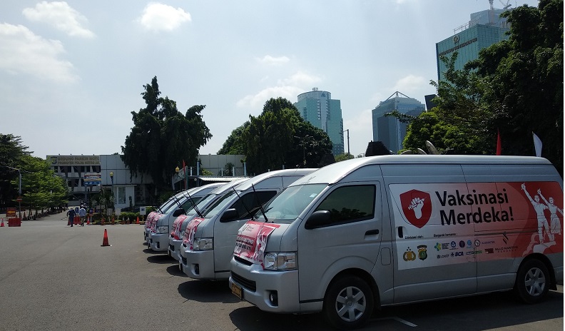 Gencarkan Vaksinasi Covid-19, 667 Gerai Dikerahkan di Jakarta saat HUT RI