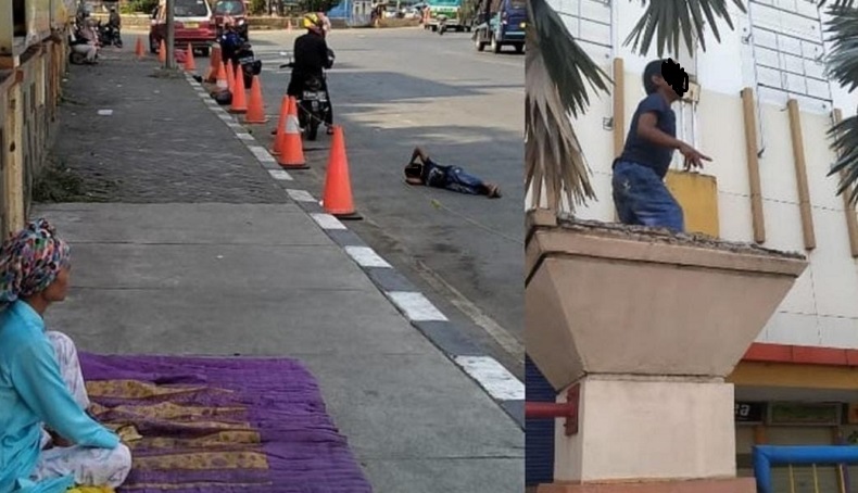 Mengamuk Lempari Pengendara dengan Botol, 2 ODGJ di Bekasi Diamankan