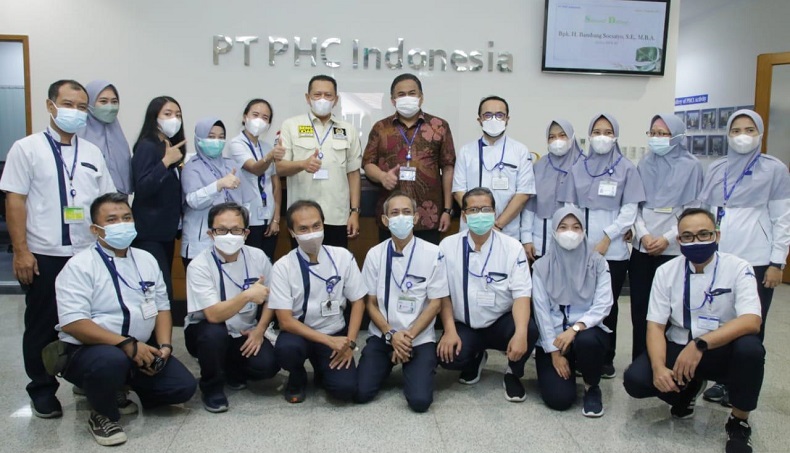 Tinjau Pabrik Ventilator di Bekasi, Bamsoet: Saatnya Prioritaskan Produk Dalam Negeri