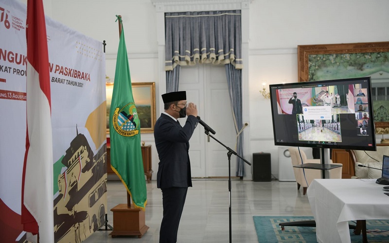 Ridwan Kamil Kukuhkan Paskibraka Jabar 2021, Ini Nama-nama Mereka