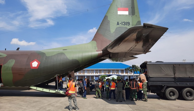 Panglima TNI Kembali Kirim Alkes dan Obat-Obatan ke Pangkalpinang