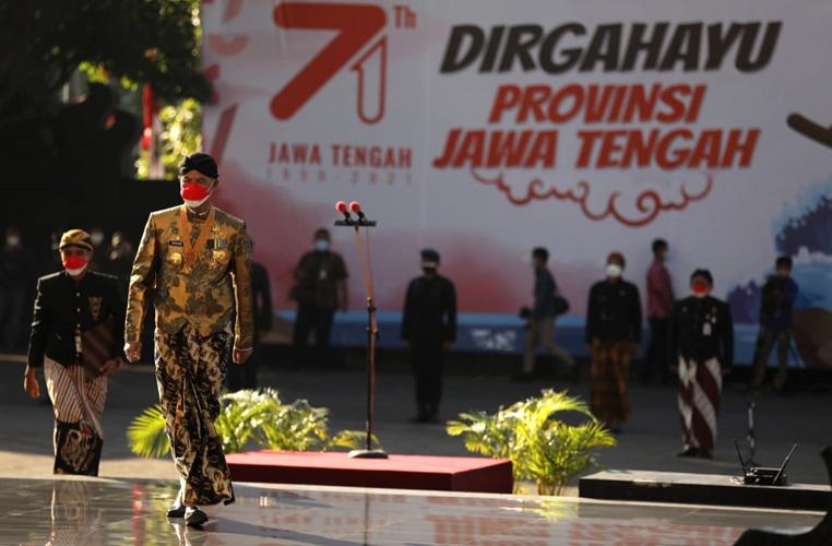 Hari Ini HUT ke-71 Jateng, Ganjar: Diobong Ora Kobong Disiram Ora Teles